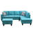 Manol 3 - Piece L- Shaped Upholstered Living Room Sectional Sofa-1234253333-1234253341
