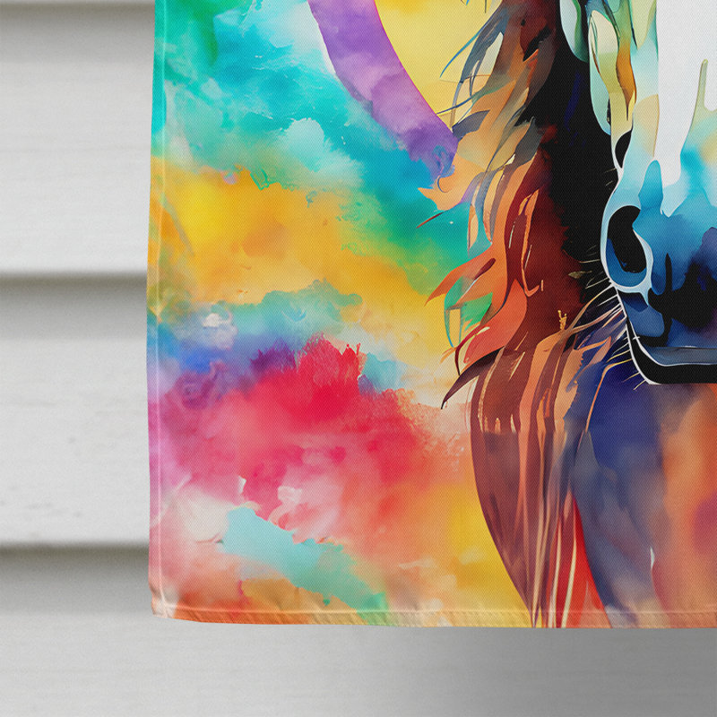 Drapeau maison de cheval hippie
