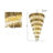 Transitional 60 Light Gold Tiered Crystal Chandelier-92361841-122499031
