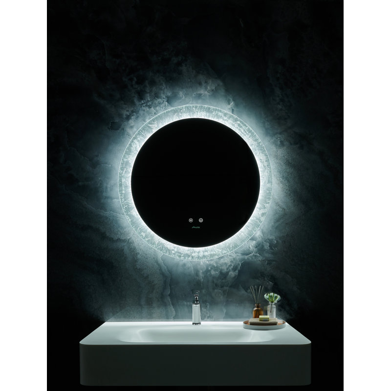 Miroir mural Frysta, 24 po x 24 po