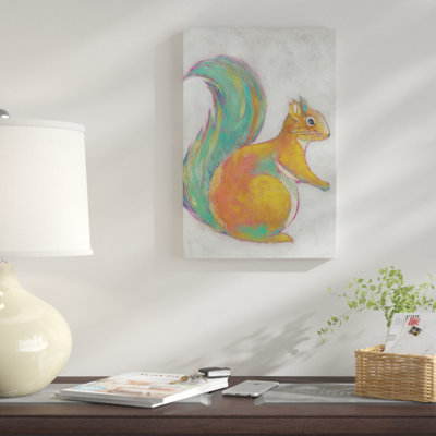 « forestière friends i », reproduction sur toile tendue