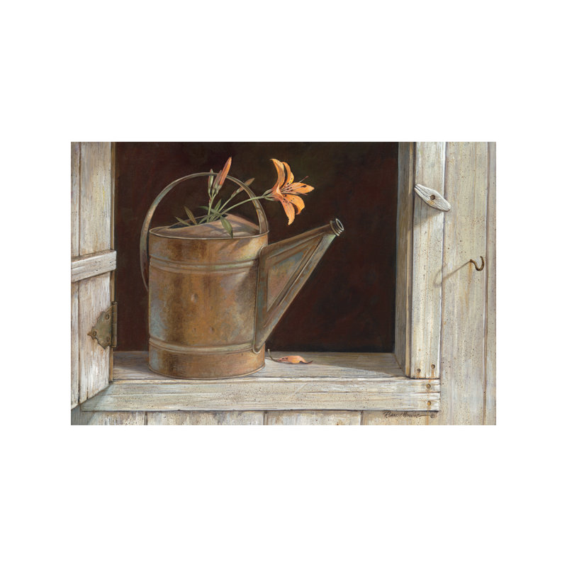 Favorite Watering Can by Ruane Manning - Wrapped Canvas Print, 66.04 cm H x 45.72 cm W x 1.91 cm D