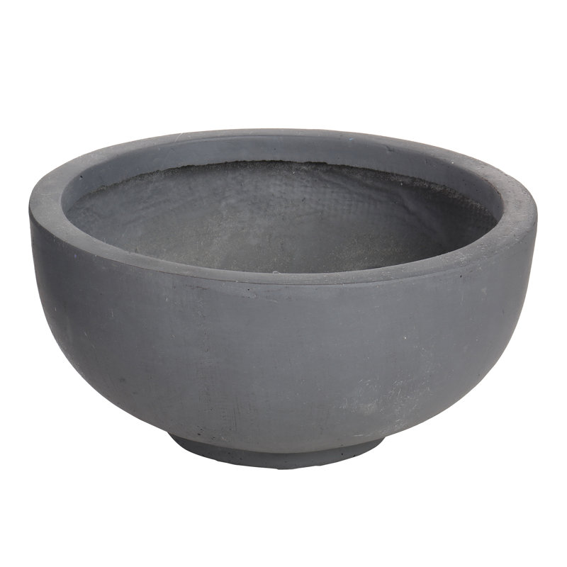 Handmade Planter, Dark Gray
