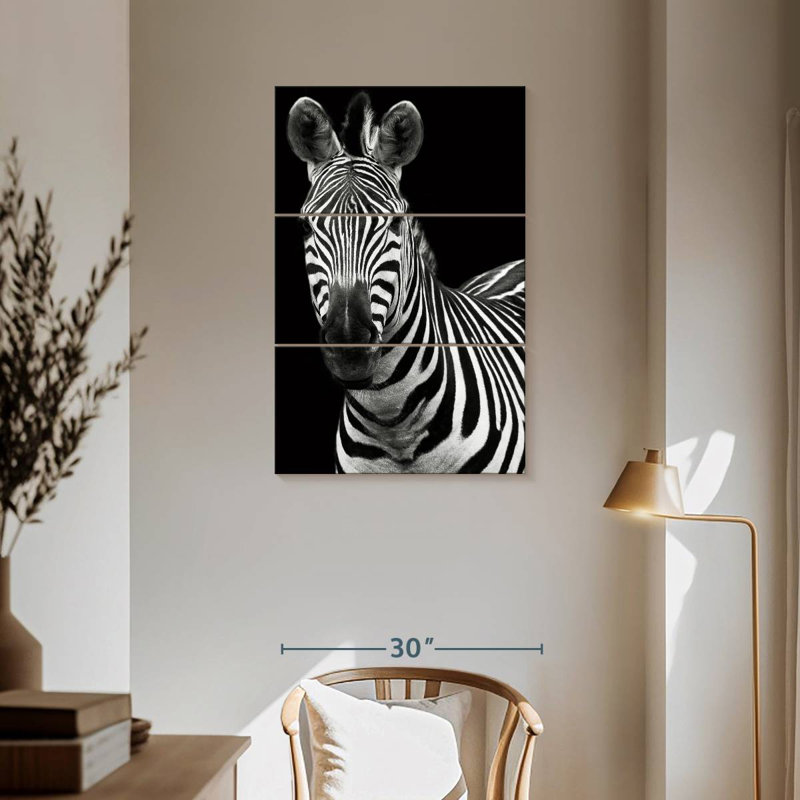 Brampt Zebra Stripes Pattern IV, 57" H x 36" W