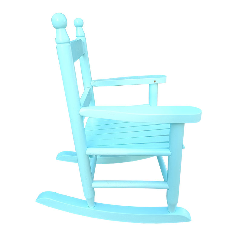 Chaise berçante pour enfants, Bleu clair