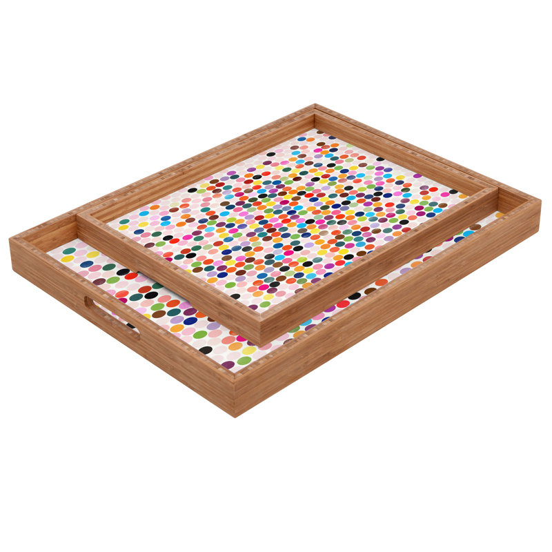 Northboro Wood Tray, 1.75" H x 3" W x 18" D