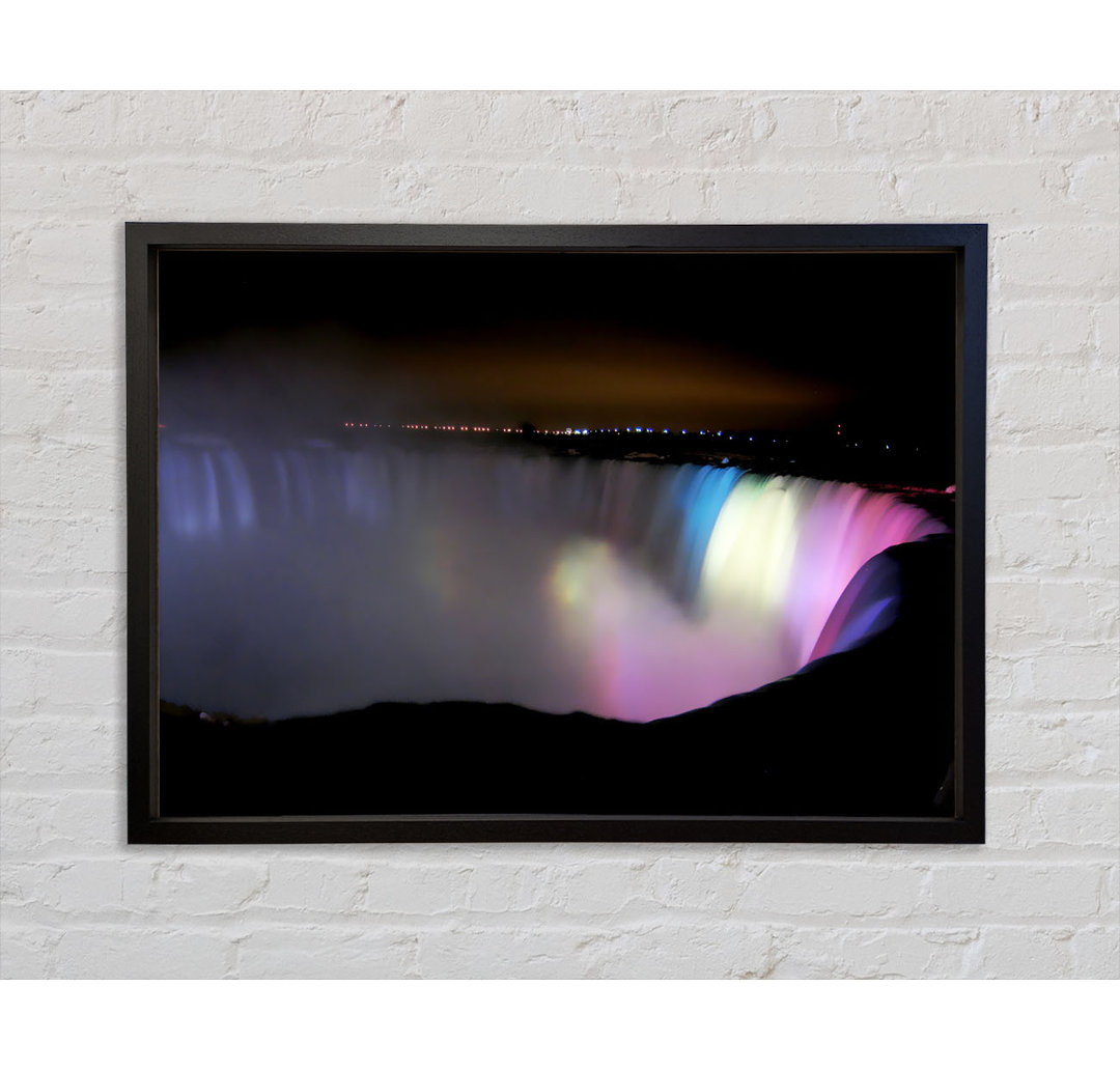 Victoria Falls Light Show - Einzelner Bilderrahmen Kunstdrucke auf Leinwand