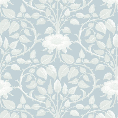 Garden Vine - Emerald Green Botanical Wallpaper