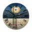 Horloge murale moderne surdimensionnée en bois-2128987205