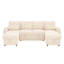 Chenille Chaise End Sofa-111165415-111165414