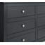 Payeur Solid Wood 140cm W 6 - Drawer Chest of Drawers-142611009