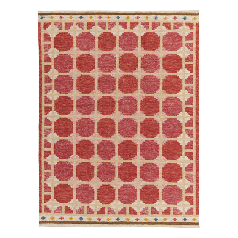 Scandinavian Wool Geometric Area Rug, Rectangle 12' x 16'