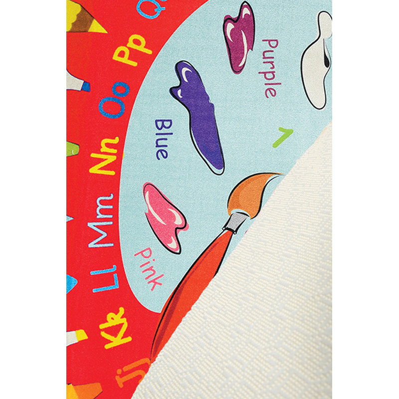 Tapis rectangulaire en velours tissé à la machine Hollway, Rectangle 4 pi 7 po x 6 pi 3 po