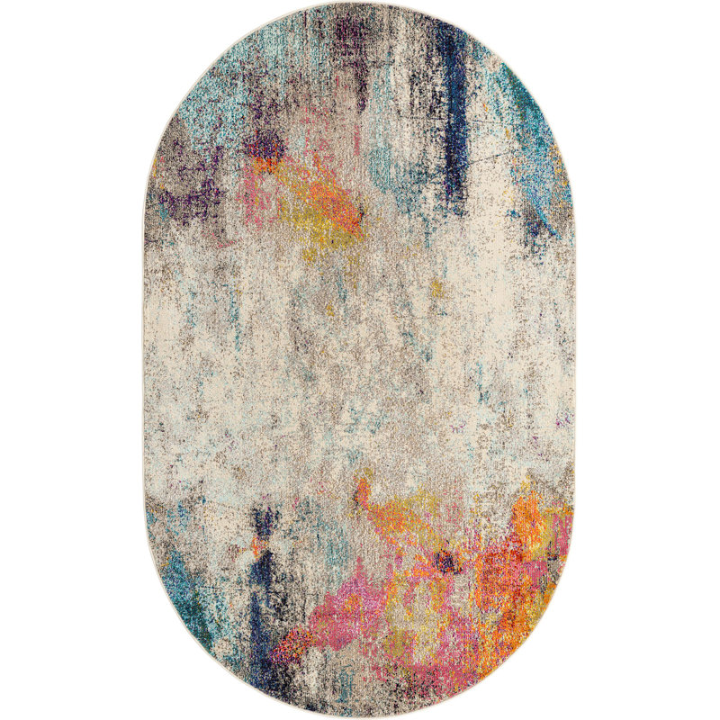 Tapis ikat Patrocinia, Ovale 5 pi x 8 pi