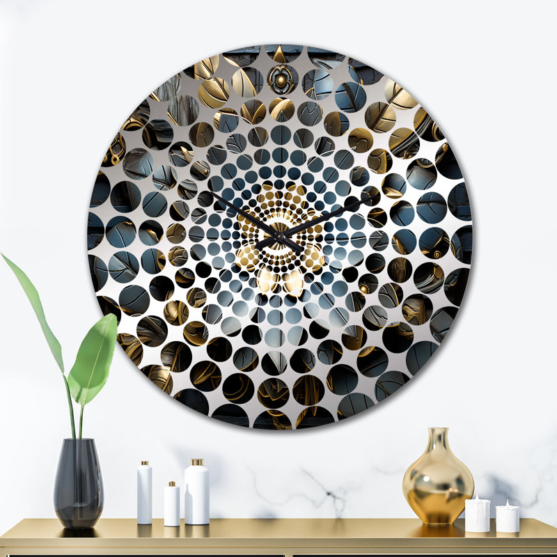 Horloge murale Zellweger - Abstract Botanicals, Grand