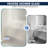 32”W*72”H Frameless Shower Screen with 8mm Frosted Glass, Easy to Clean-111995511