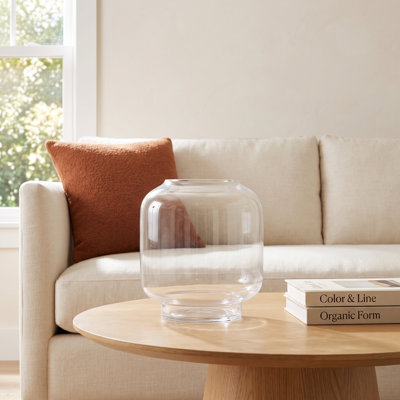 Glass Clear Hurricane Lamp Decorative Object