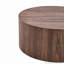 Table basse cylindrique simple en bois aggloméré et matériau de salon. Convient aux salons de style industriel-129593809-129593816