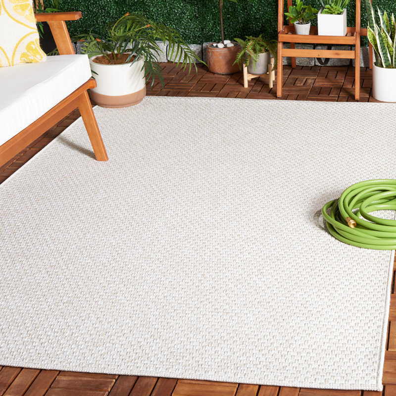 Sisal All-Weather Performance Solid Color Rug, Rectangle 5' x 7'6"