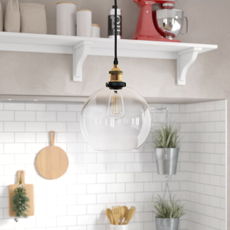 Luminaire sphère suspendu 1 lumières simple