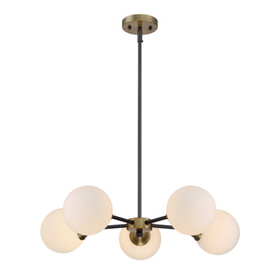 Lustre sphérique Spoutnik à 5 lumières Hallas