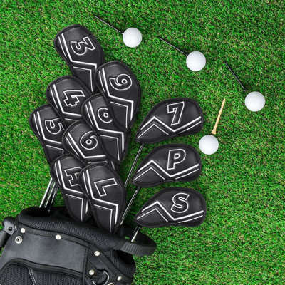 11 Pack Magnetic Golf Iron Head Covers