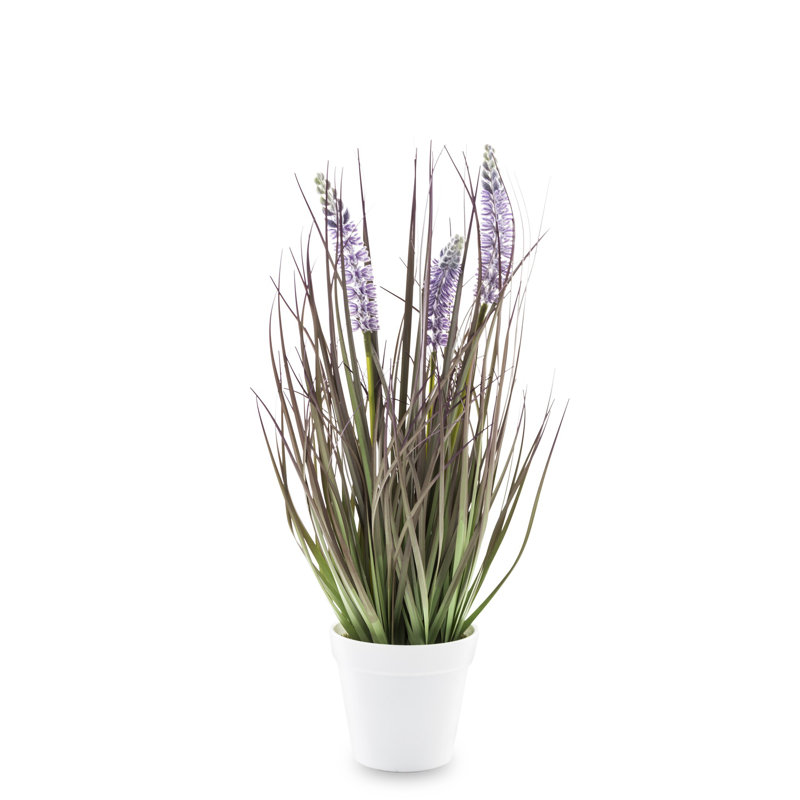 45cm Faux Evergreen Grass in Pot