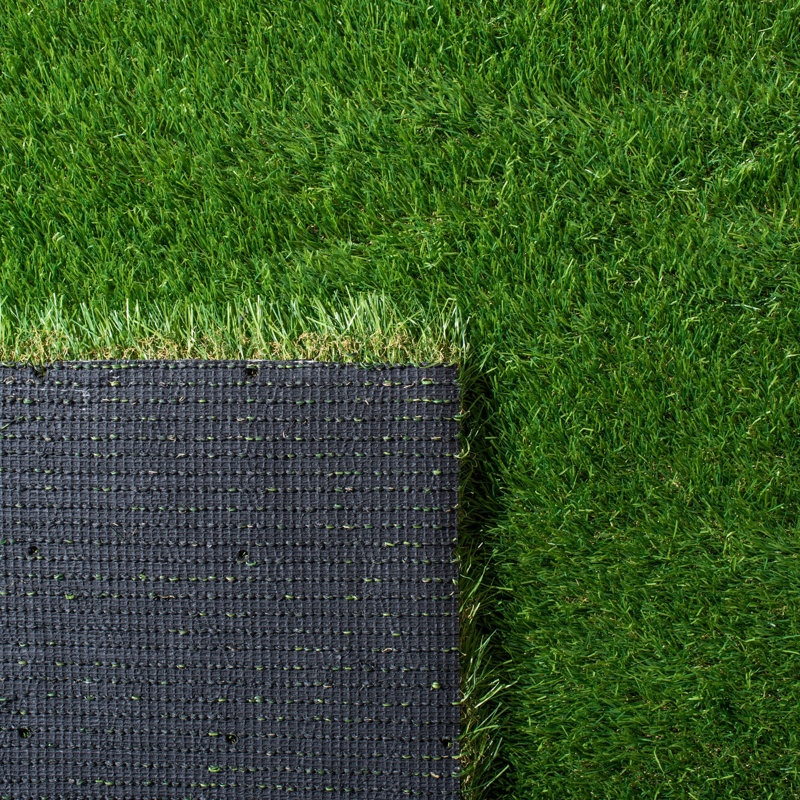 Baileyville Tufted Performance Solid Color Indoor/Outdoor Area Rug, Rectangle 7'9" x 10'