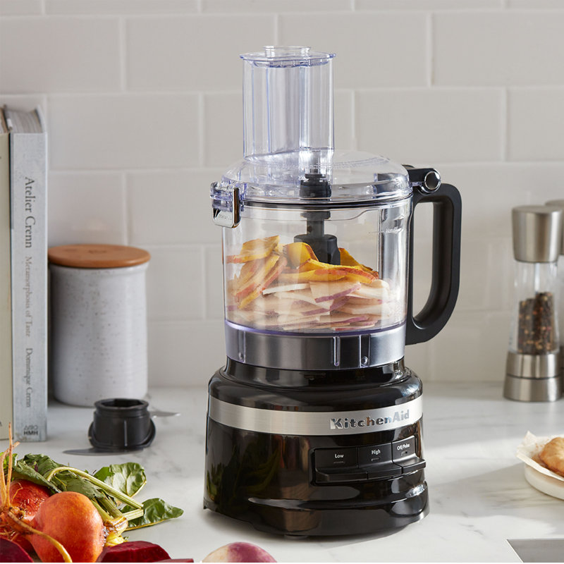 KitchenAid® 7 Cup Food Processor, Onyx Black