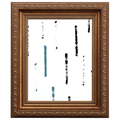Inesse Antique Gold Wood Embossed Picture Frame