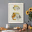 Jaune et gris poisson I, toile encadrée de qualité supérieure - prête à être accrochée-361955752-361955759
