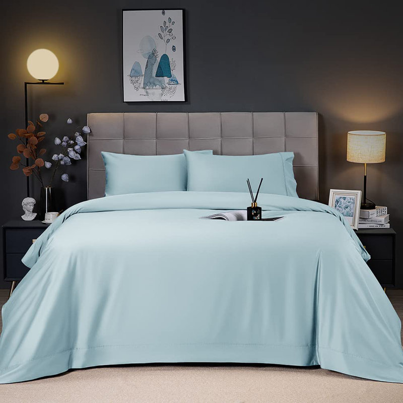 Ensemble de draps Gemmell, Bleu spa