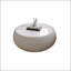 Table basse luxueuse en cuir léger en forme de tambour pour meubles de salon modernes