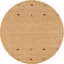 Tapis de zone jaune contemporaine-656773575