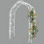 8 arches de jardin en métal - blanc crème, atmosphère améliorée, support pour plantes, treillis blanc, 8 façons d'assembler, améliorer la verdure