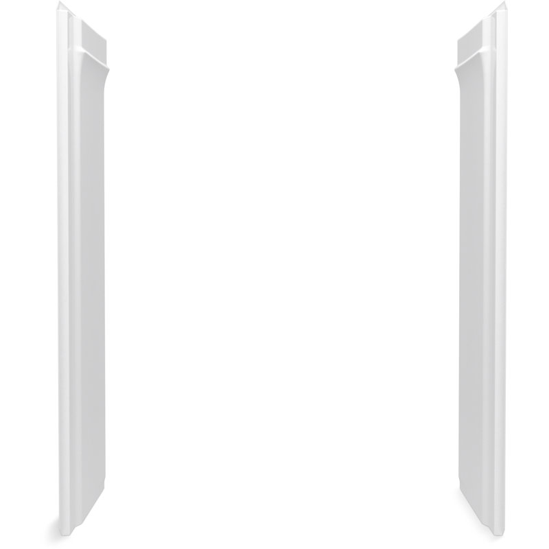 Medley W 34'' D H Vikrell Wall, 76.75" H x 31.25" W x 34" D, White