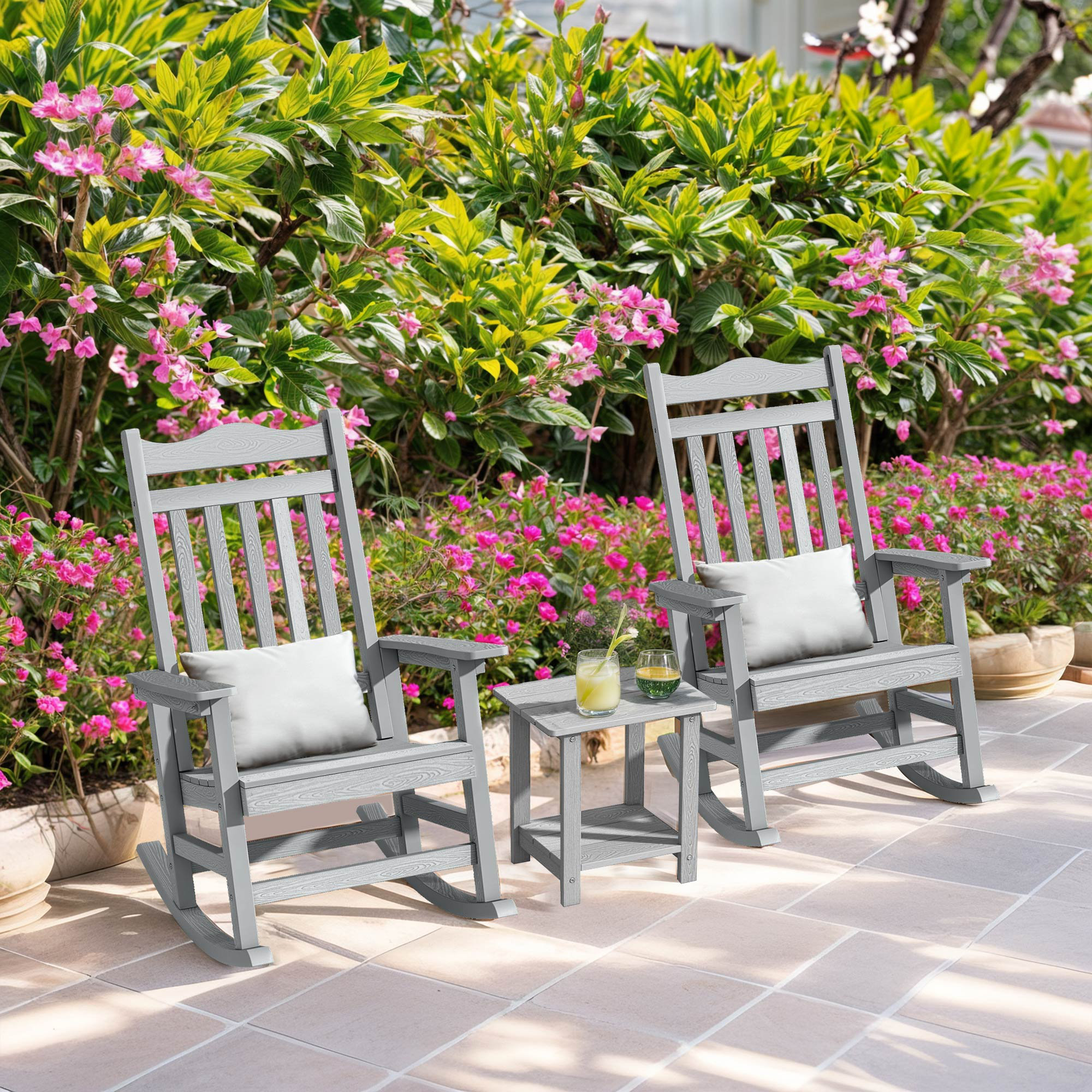 Red Barrel Studio Vendhan Polyethylene Plastic Rocking Chair - Wayfair ...