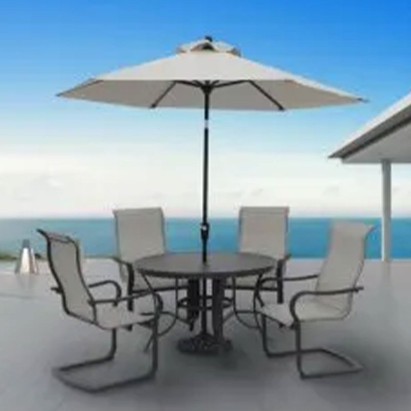 Gerlind Round Metal Dining Table