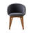 Tuka Upholstered Armchair with Wooden Frame-1449661864-1449661865