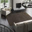 Gabbeh Wool Area Rug in Dark Brown