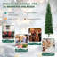 210cm H Lighted Artificial Christmas Tree