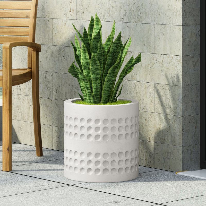 Mgo Planter, 13.08" H x 13.08" W x 13" D