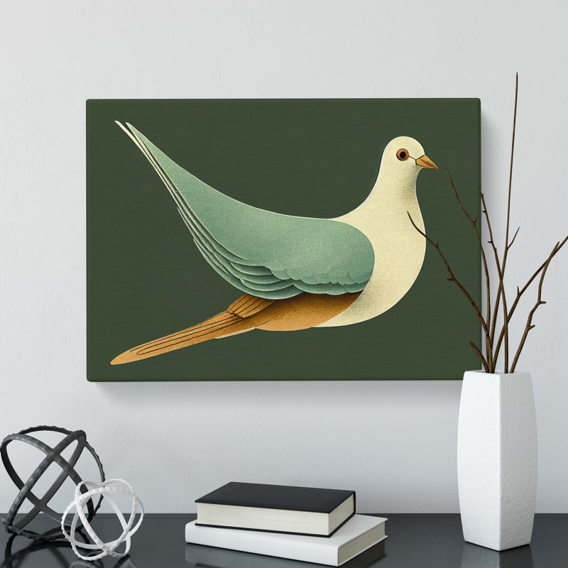 Ingenious Dove Bird - Wrapped Canvas, 40cm H x 60cm W
