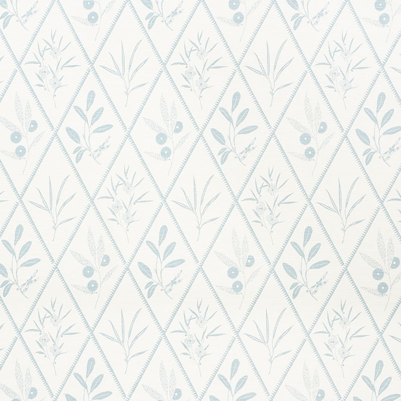 Schumacher x Charlap Hyman & Herrero Endimione Fabric, Sky