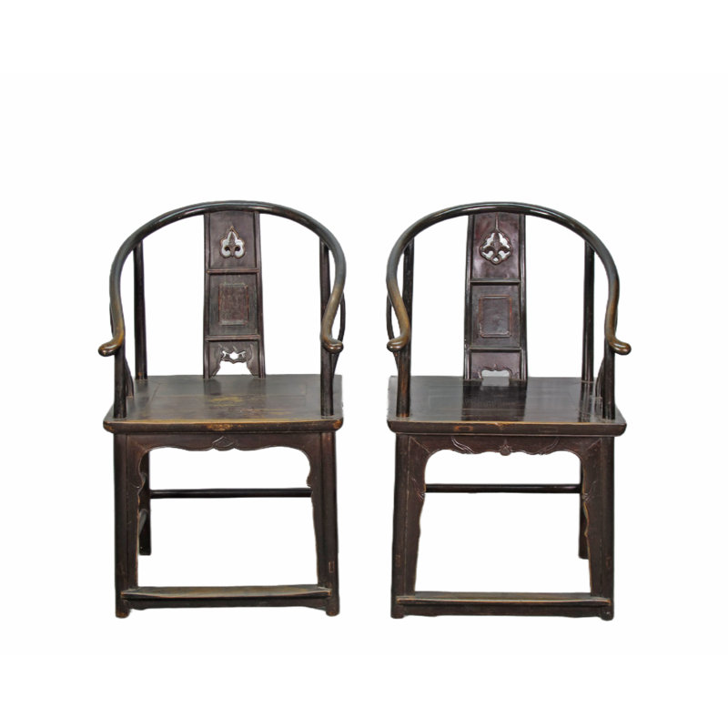 Asian Classic Solid Wood Arm Chair