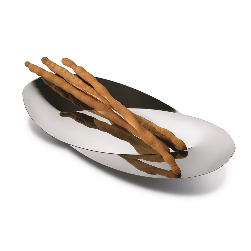 Octave Bread and Breadstick Basket, 1.77" H x 16.34" W x 6.89" D