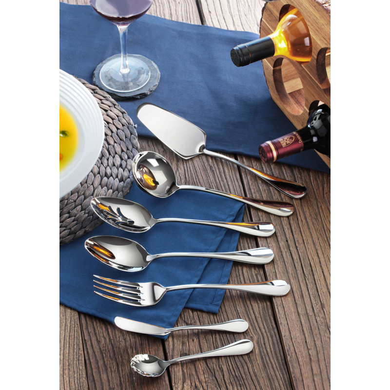 Symple Stuff Bernier Stainless Steel Flatware Set