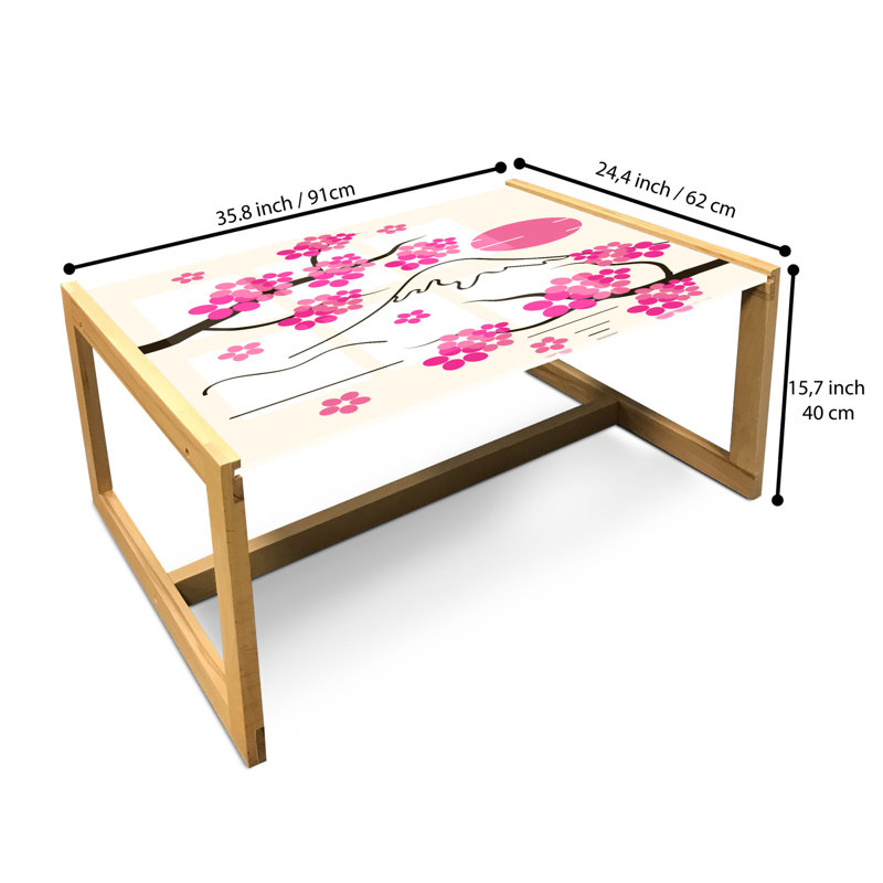 Jaimari Sled Coffee Table, 90cm H x 62cm W x 40cm D