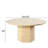 60"dia Classico Travertine Stone Round Dining Table