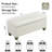 51" Wide Faux Leather Upholstered Storage Bench-175698346-178748223